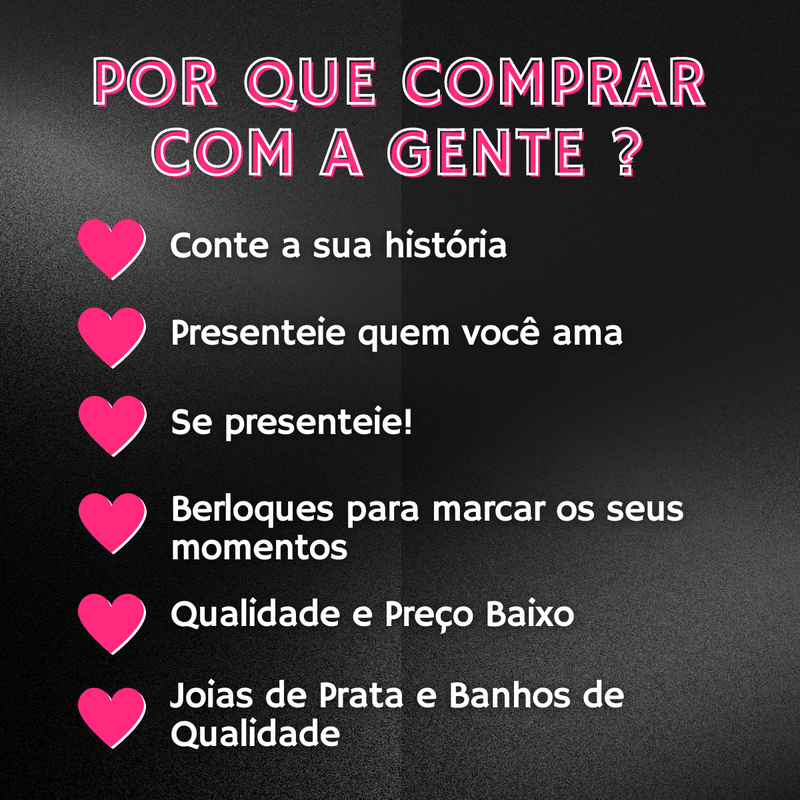 Berloque Pendurado Pombinha - Aço Inox - Áurea Acessórios